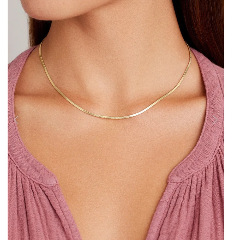 Gorjana Gold Plated Venice Mini Necklace